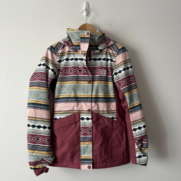 Billabong Kayla 10K Snow Jacket Aztec Size XS - Picture 4 of 9